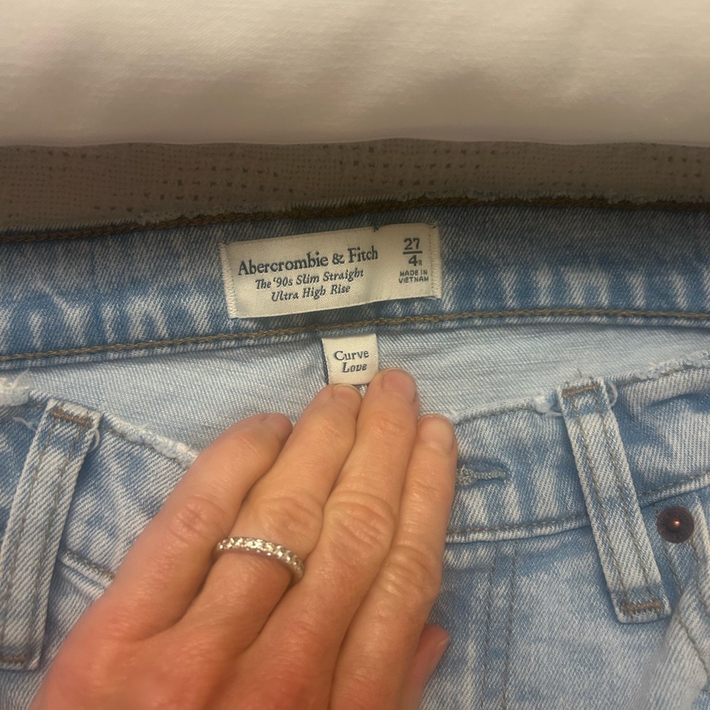 Abercrombie & Fitch High Rise Blue Jeans